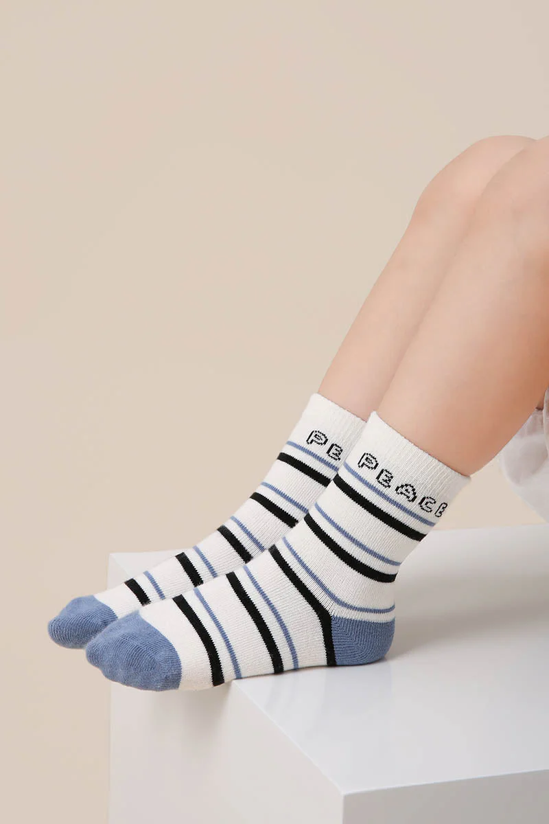 Alternative view of Graphic Letter Children Socks