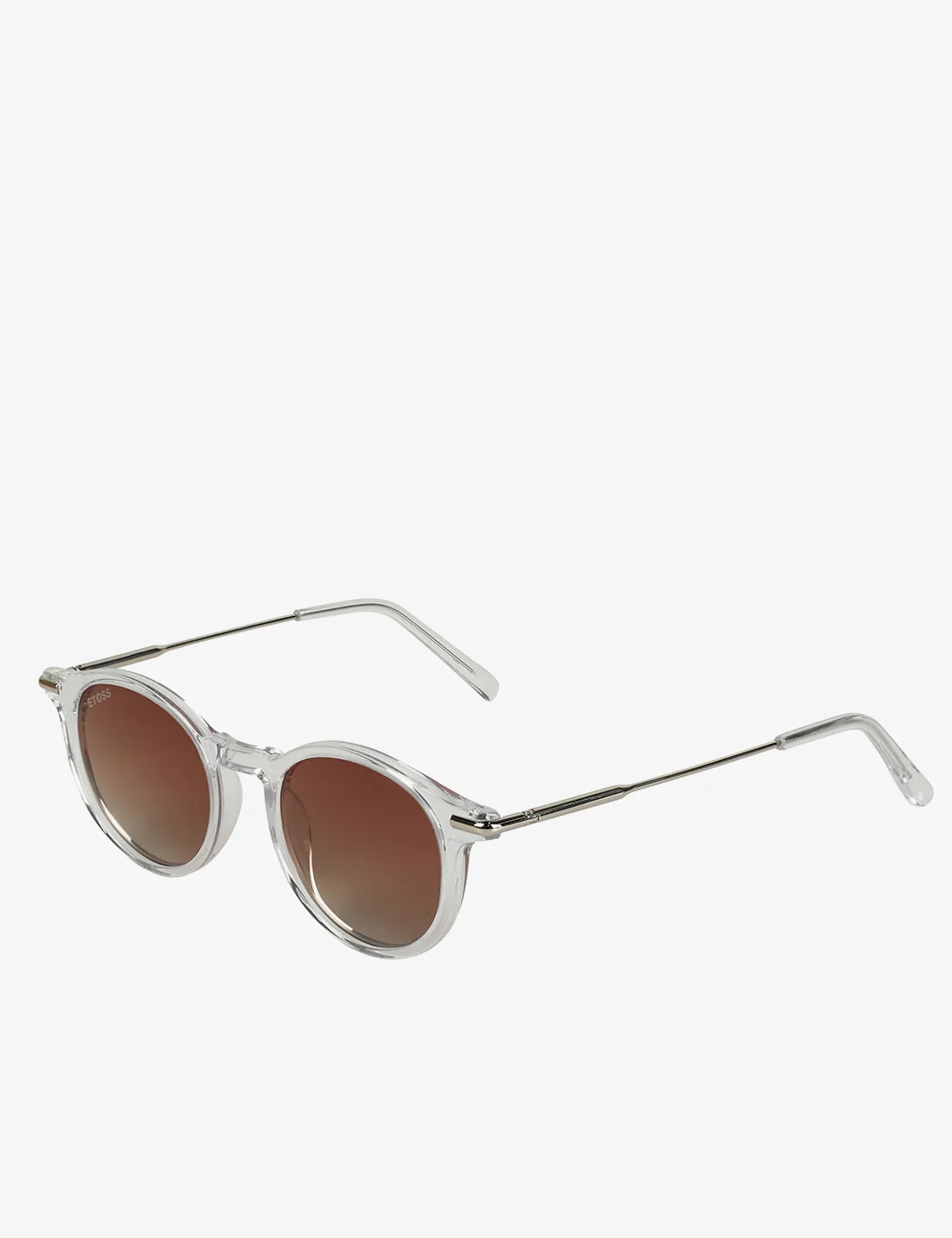 Alternative view of Brown White Glasses